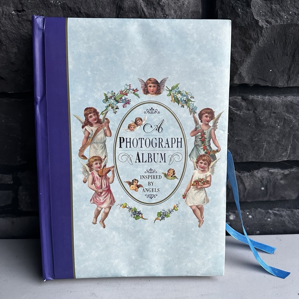 Vintage 90s Celestial Photo Album Inspired by Angels Cherub Whimsigoth Whimsical